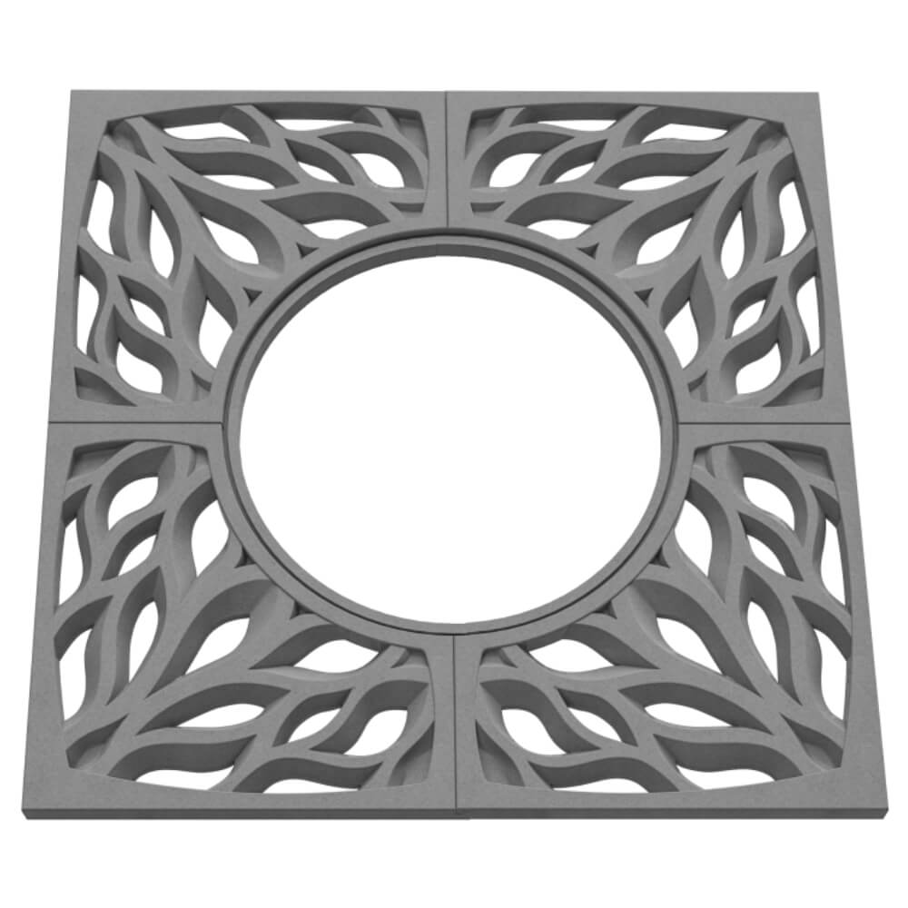 Приствольная решетка для дерева ZKING CRUST 1.2х1.2м Серая в Александрове фото