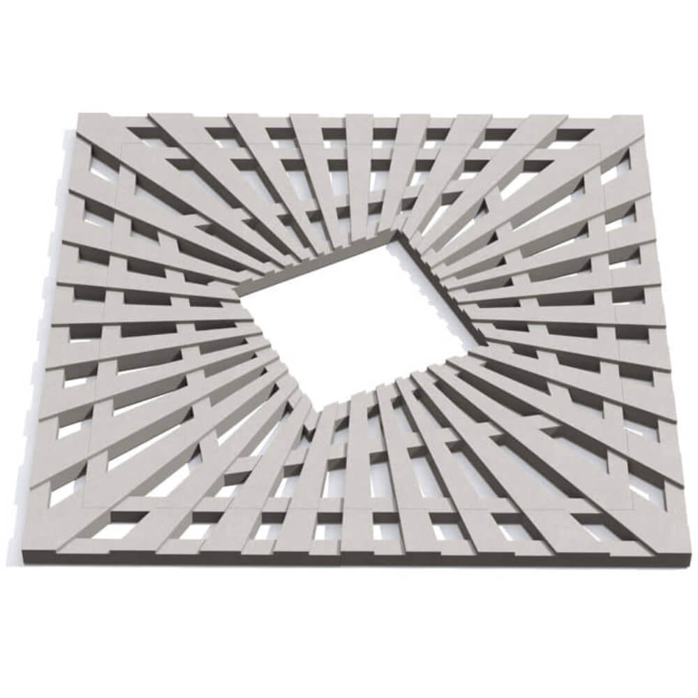 Приствольная решетка для дерева ZKING ATMOSPHERE 1.2х1.2м Бежевая Александров фото