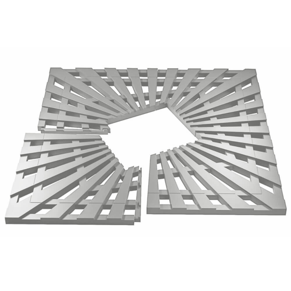 Приствольная решетка для дерева ZKING ATMOSPHERE 1.2х1.2м Бежевая в Александрове фото